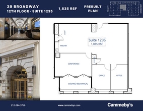 39 Broadway, New York, NY à louer Plan d’étage– Image 1 sur 1