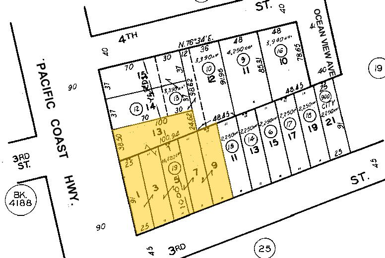 300 Pacific Coast Hwy, Hermosa Beach, CA à louer - Plan cadastral – Image 3 sur 3