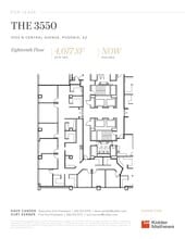 3550 N Central Ave, Phoenix, AZ à louer Plan d’étage– Image 1 sur 2