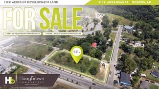 Plus de détails pour 511 S Arkansas St, Rogers, AR - Terrain à vendre