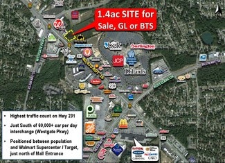 Plus de détails pour Montgomery Hwy & Retail Dr, Dothan, AL - Terrain à vendre
