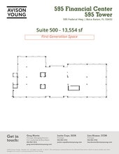 595 S Federal Hwy, Boca Raton, FL à louer Plan d’étage– Image 1 sur 1
