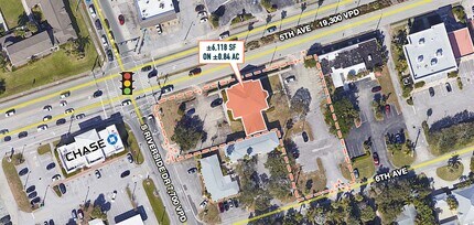 441-445 5th Ave, Indialantic, FL - Vue aérienne vue de carte