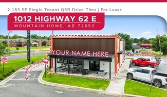 Plus de détails pour 1012 Highway 62 E, Mountain Home, AR - Local commercial à louer