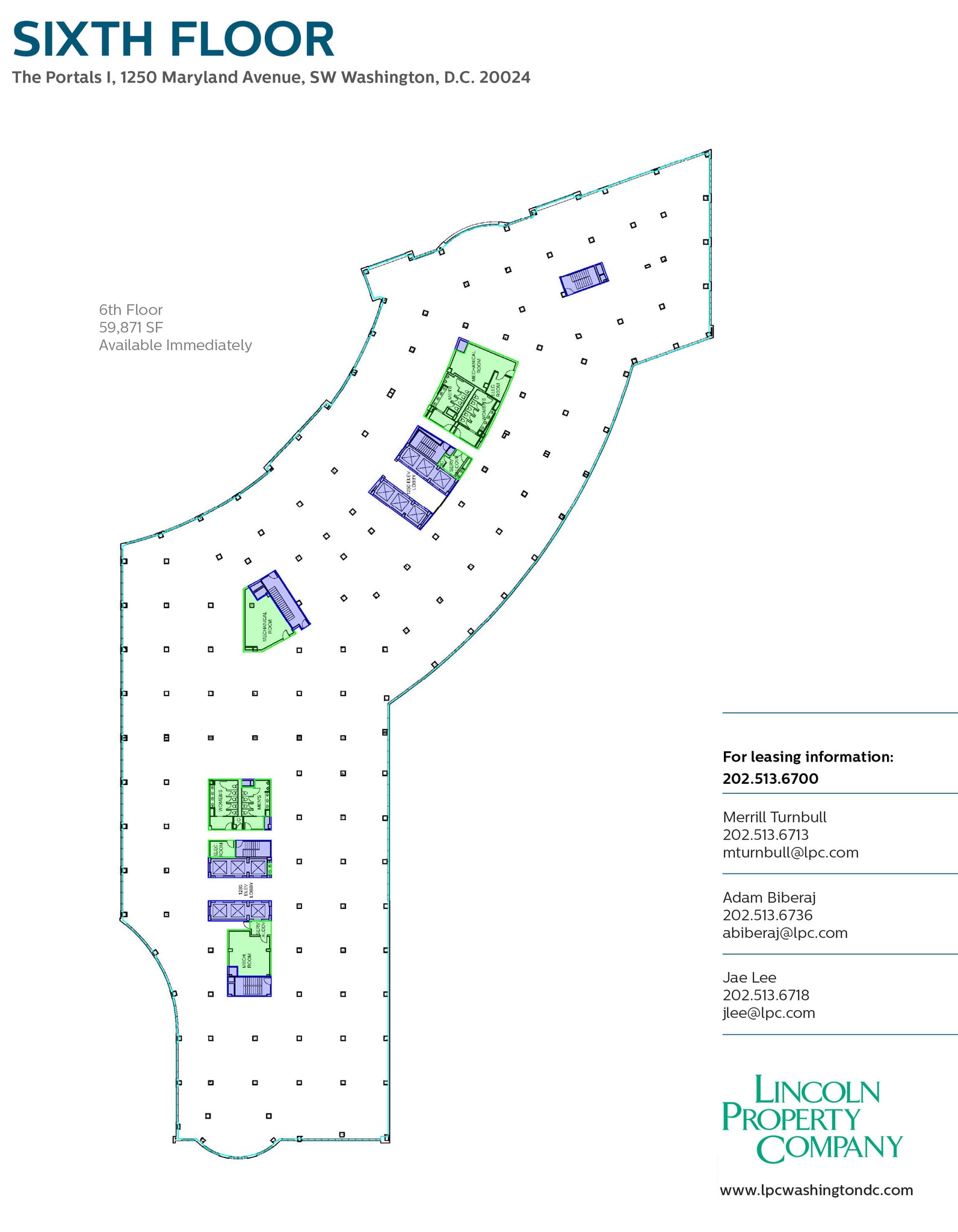 1250-1280 Maryland Ave SW, Washington, DC à louer Plan d’étage– Image 1 sur 1