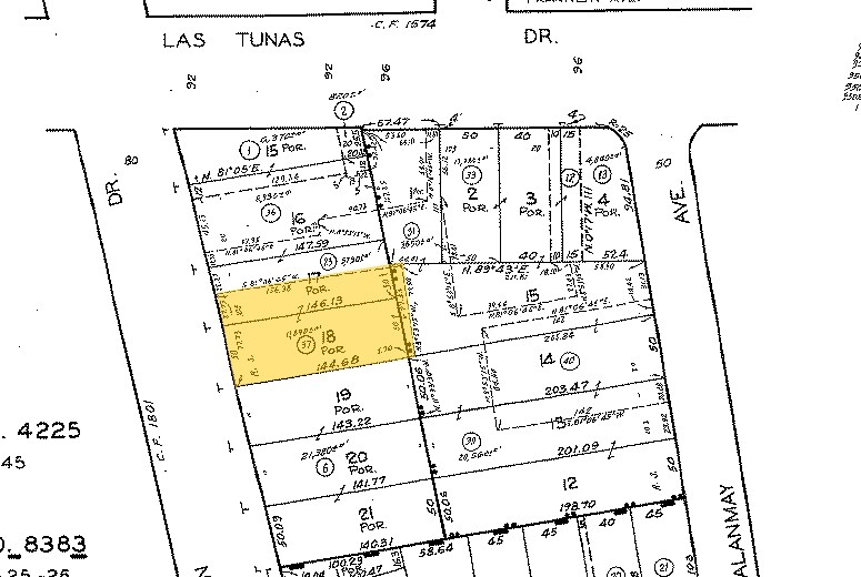 710 W Las Tunas Dr, San Gabriel, CA à louer - Plan cadastral – Image 2 sur 3