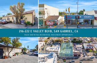Plus de détails pour 216-222 E Valley Blvd, San Gabriel, CA - Local commercial à vendre