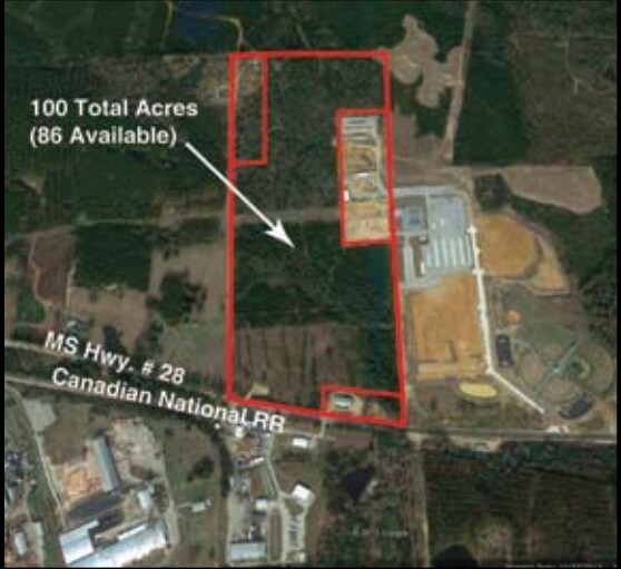 28 W HIGHWAY - WEST TAYLORSVILLE INDUSTRIAL Park, Taylorsville, MS à vendre - Photo principale – Image 1 sur 1