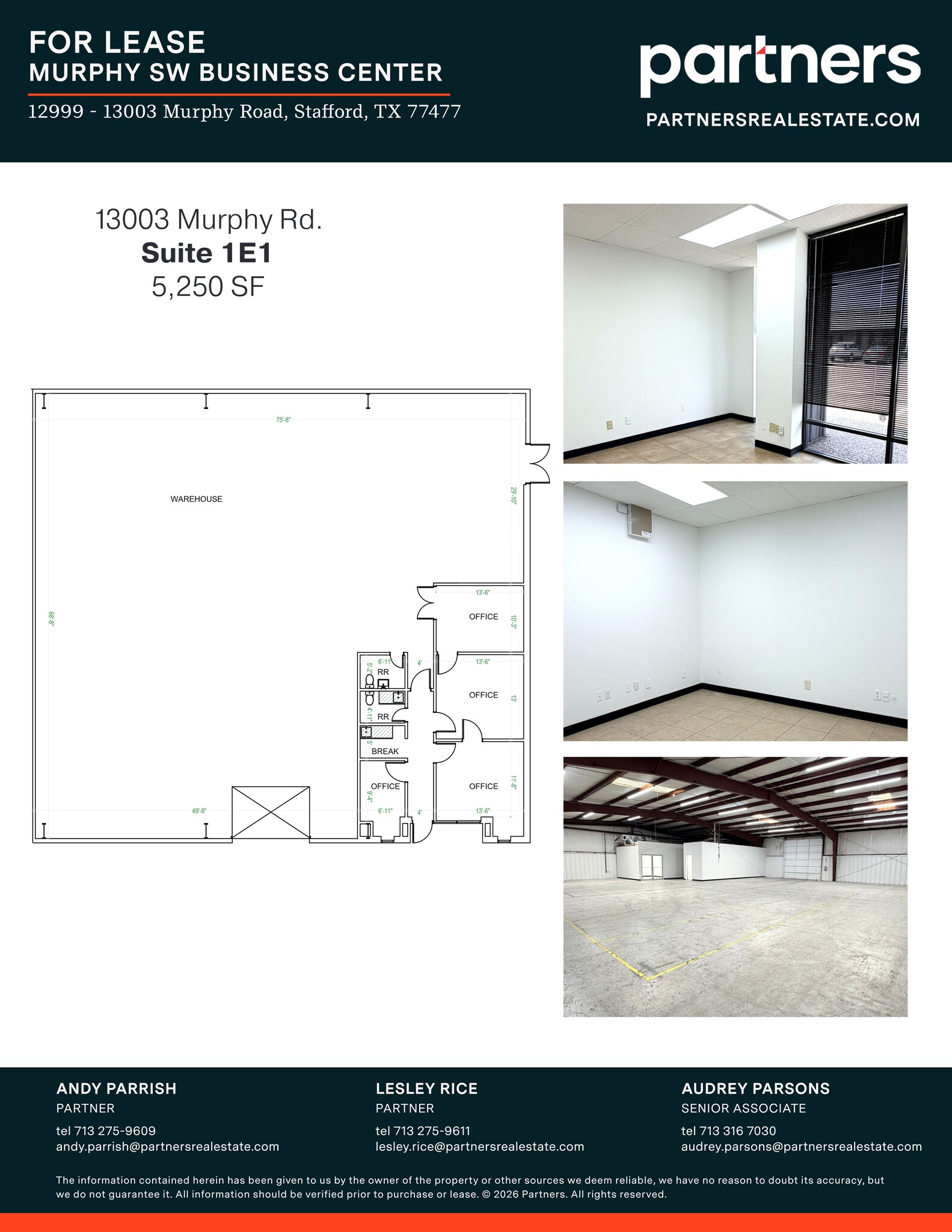 12999-13003 Murphy Rd, Stafford, TX à louer Plan de site– Image 1 sur 6