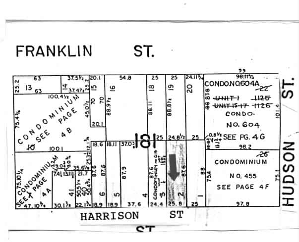 10 Harrison St, New York, NY à louer - Plan cadastral – Image 2 sur 6