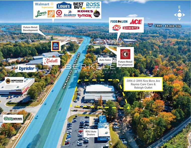 5006 & 5008 New Bern Ave, Raleigh, NC à vendre - Photo de l’immeuble – Image 2 sur 6