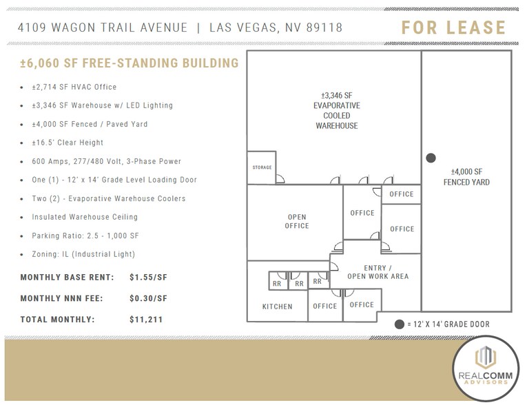 4109 Wagon Trail Ave, Las Vegas, NV à louer - Photo de l’immeuble – Image 2 sur 4