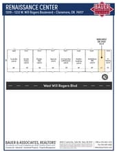 1219 W Will Rogers Blvd, Claremore, OK à louer Plan de site– Image 1 sur 1