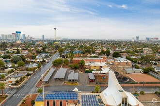 1600 E Oakey Blvd, Las Vegas, NV - Vue aérienne  vue de carte