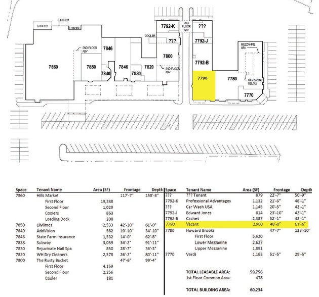 7770-7792 Olentangy River Rd, Columbus, OH à louer - Plan de site – Image 1 sur 8