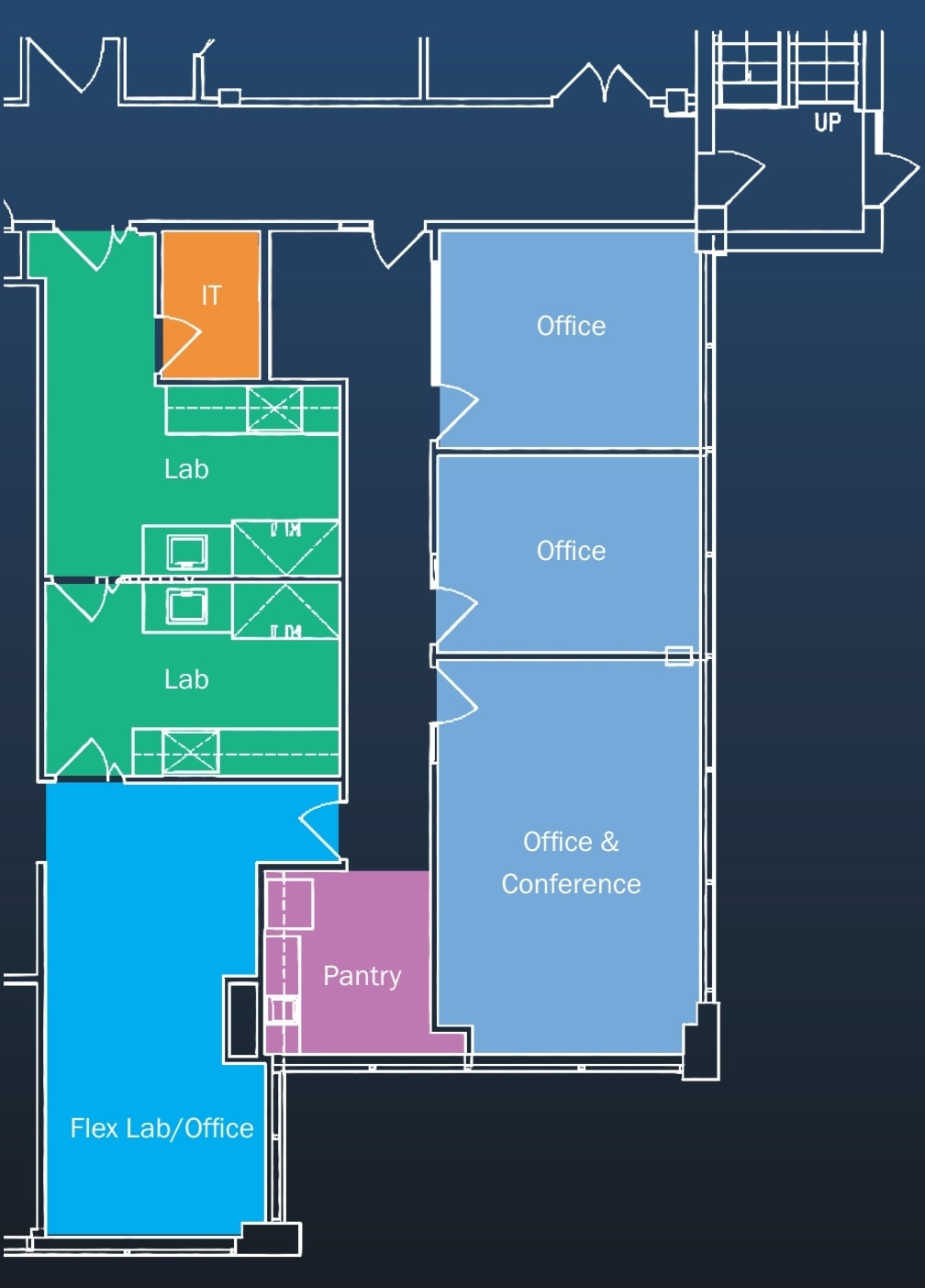 401 Professional Dr, Gaithersburg, MD à louer Plan d’étage– Image 1 sur 10