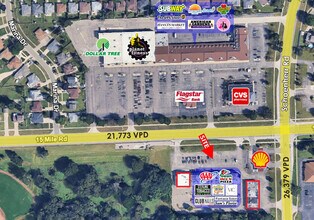 13400-13480 E 15 Mile Rd, Sterling Heights, MI - Vue aérienne  vue de carte - Image1