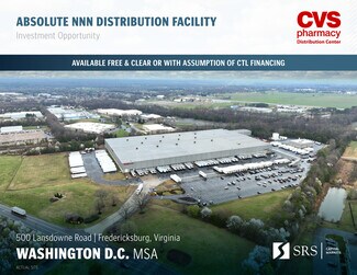 Plus de détails pour 500 Lansdowne Rd, Fredericksburg, VA - Industriel/Logistique à vendre