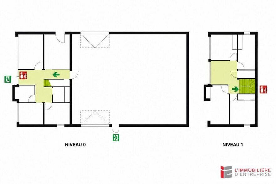 Local d’activités dans La Chapelle-des-Fougeretz à louer - Plan d’étage – Image 2 sur 12