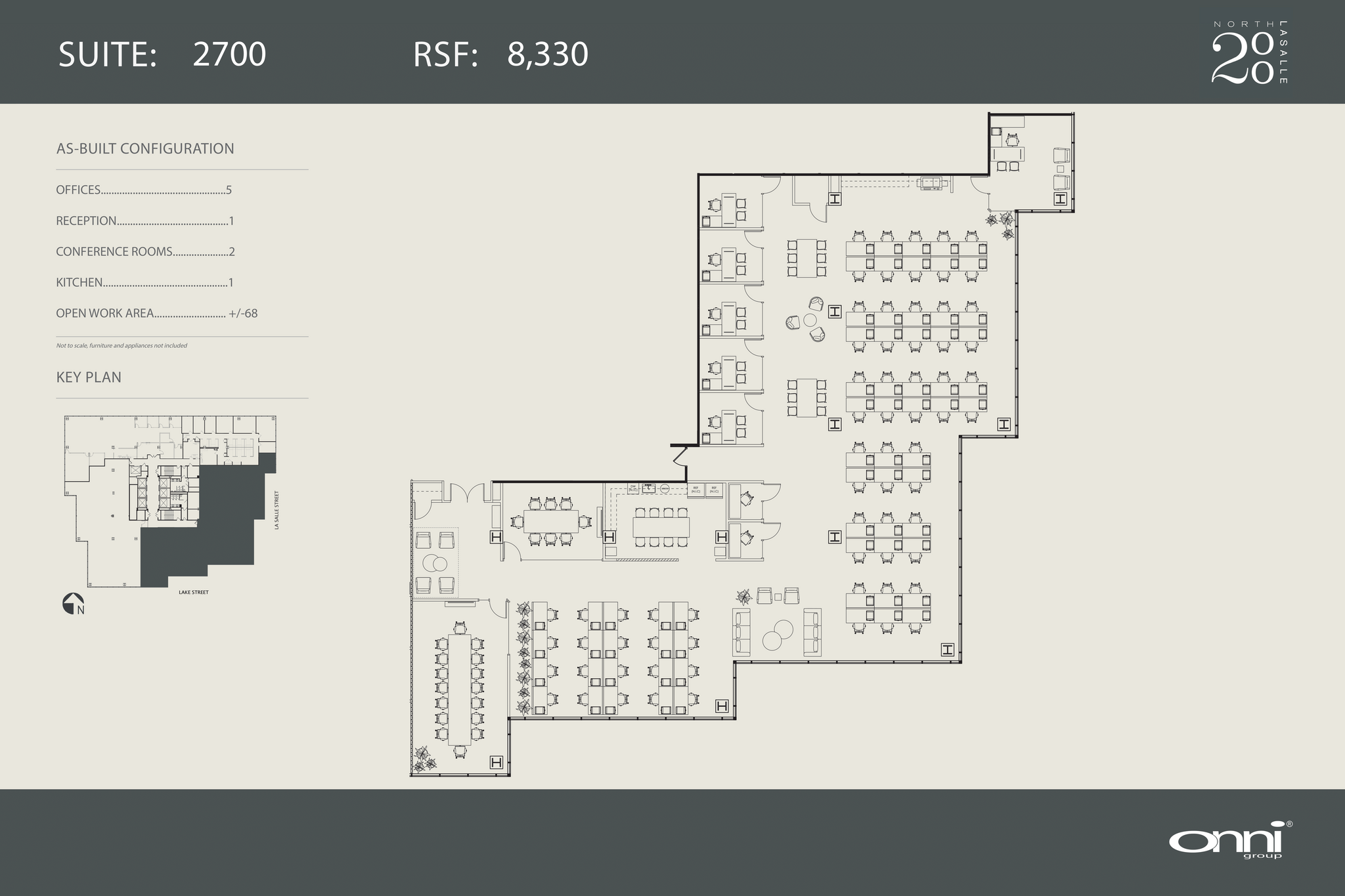 200 N LaSalle St, Chicago, IL à louer Plan d’étage– Image 1 sur 1