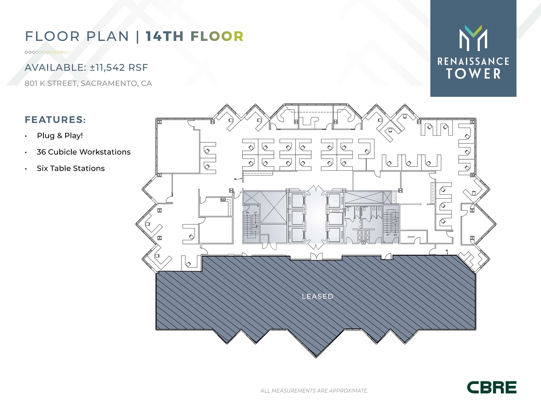 801 K St, Sacramento, CA à louer Plan de site– Image 1 sur 1