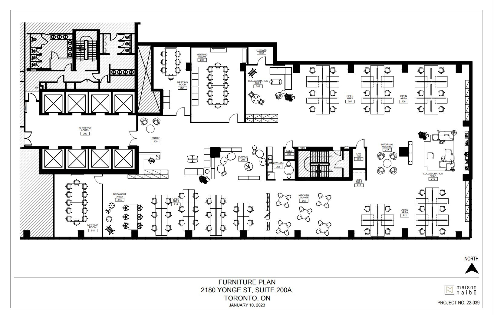 2180 Yonge St, Toronto, ON à louer Plan d’étage– Image 1 sur 1