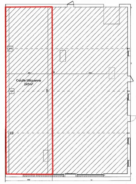 Local commercial dans Poitiers à louer - Plan d’étage – Image 2 sur 3
