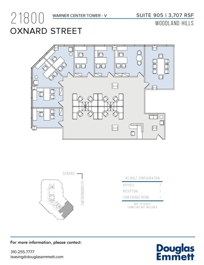 21800 Oxnard St, Woodland Hills, CA à louer Plan d’étage– Image 1 sur 1