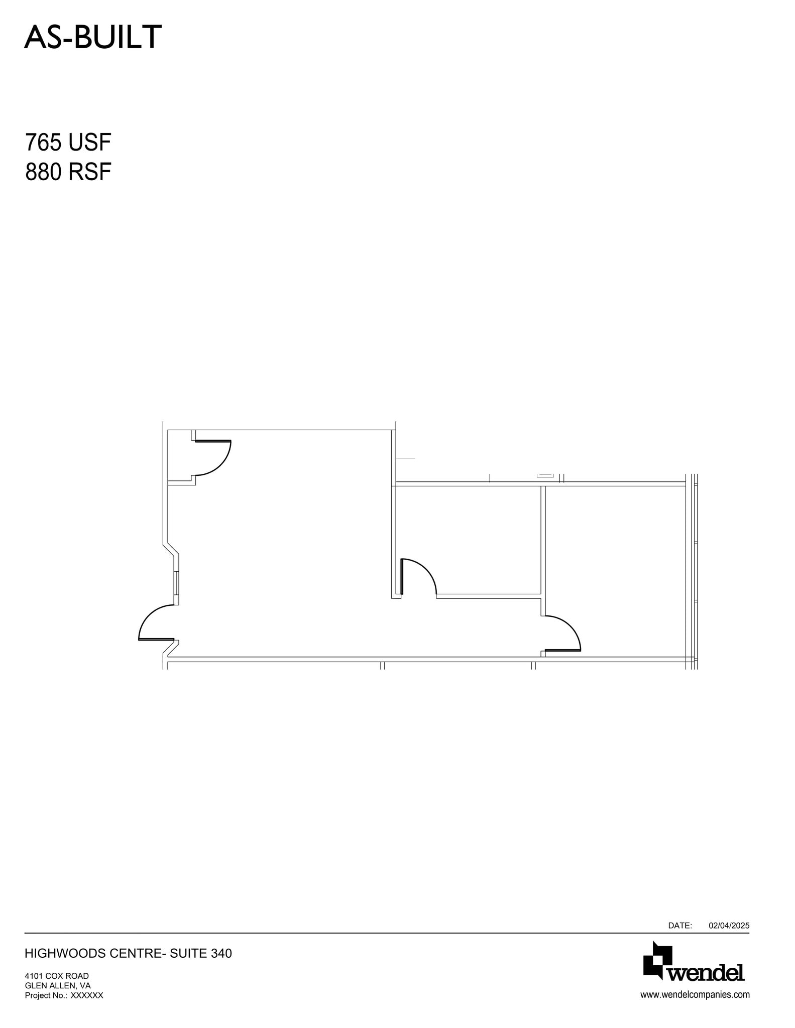 4101 Cox Rd, Glen Allen, VA à louer Plan de site– Image 1 sur 1