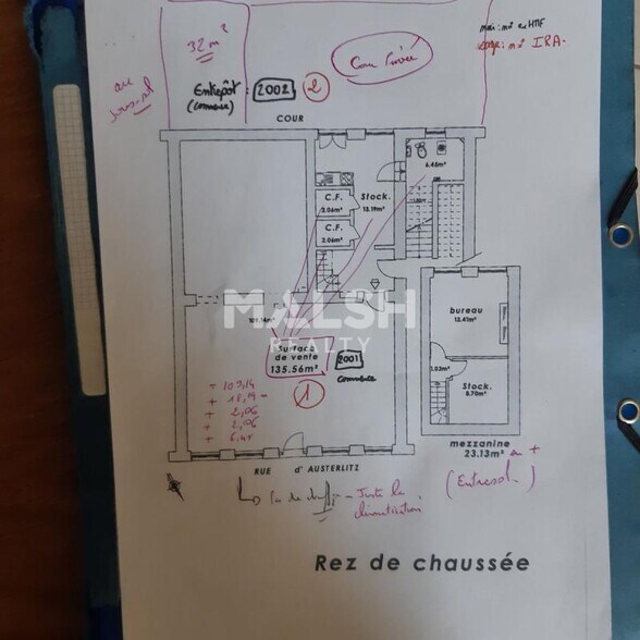 Local commercial dans Lyon à louer - Plan d’étage – Image 2 sur 2