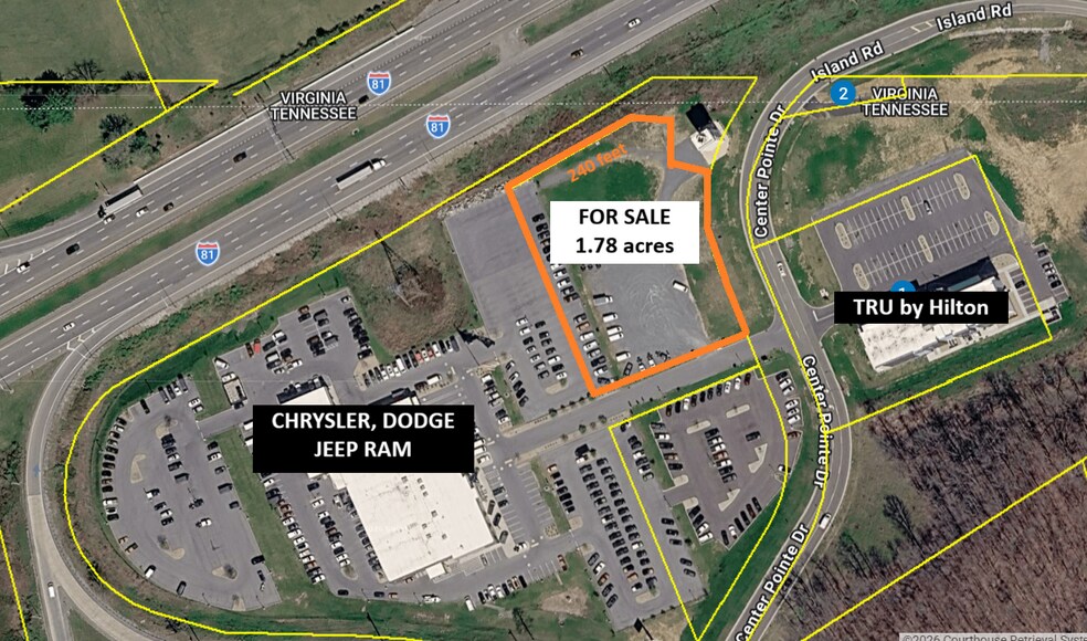 56 Center Pointe Dr, Bristol, TN à vendre - Plan de site – Image 1 sur 4