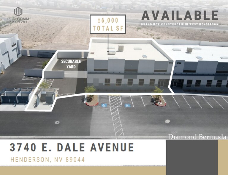 3740 E Dale Ave, Henderson, NV à louer - Photo de l’immeuble – Image 1 sur 5