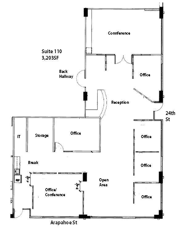 2330 N Broadway, Denver, CO à louer Plan d’étage– Image 1 sur 1