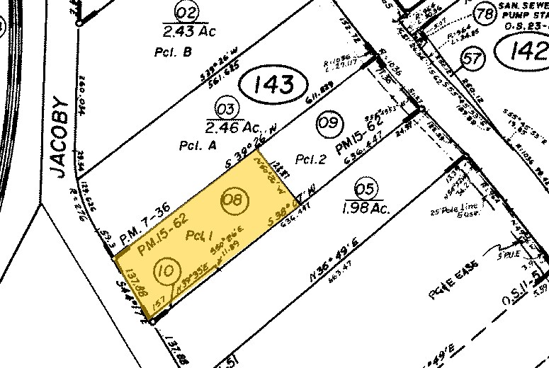 517 Jacoby St, San Rafael, CA à louer - Plan cadastral – Image 2 sur 3