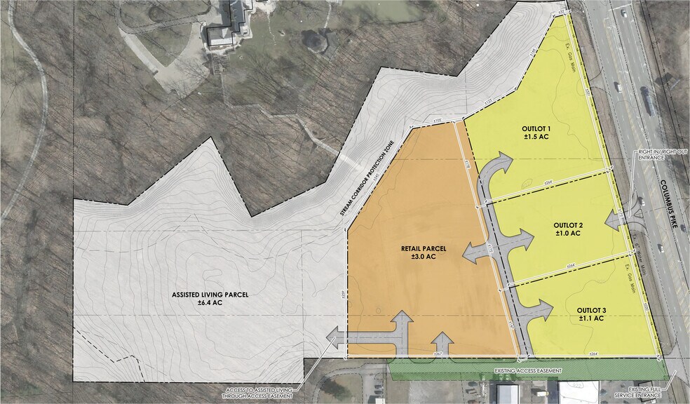 5700 Columbus Pike, Delaware, OH à vendre - Plan de site – Image 2 sur 5