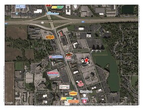 9002 Purdue Rd, Indianapolis, IN - VUE AÉRIENNE  vue de carte - Image1
