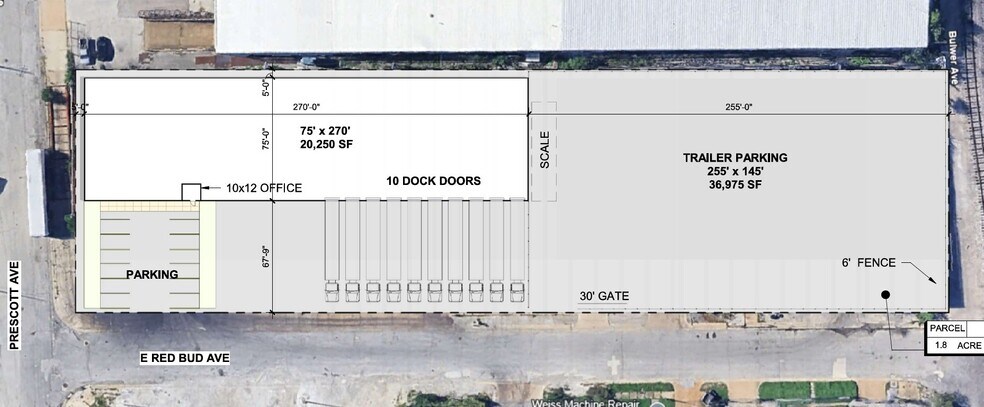 601-650 E Red Bud Ave, Saint Louis, MO à louer - Plan de site – Image 3 sur 5
