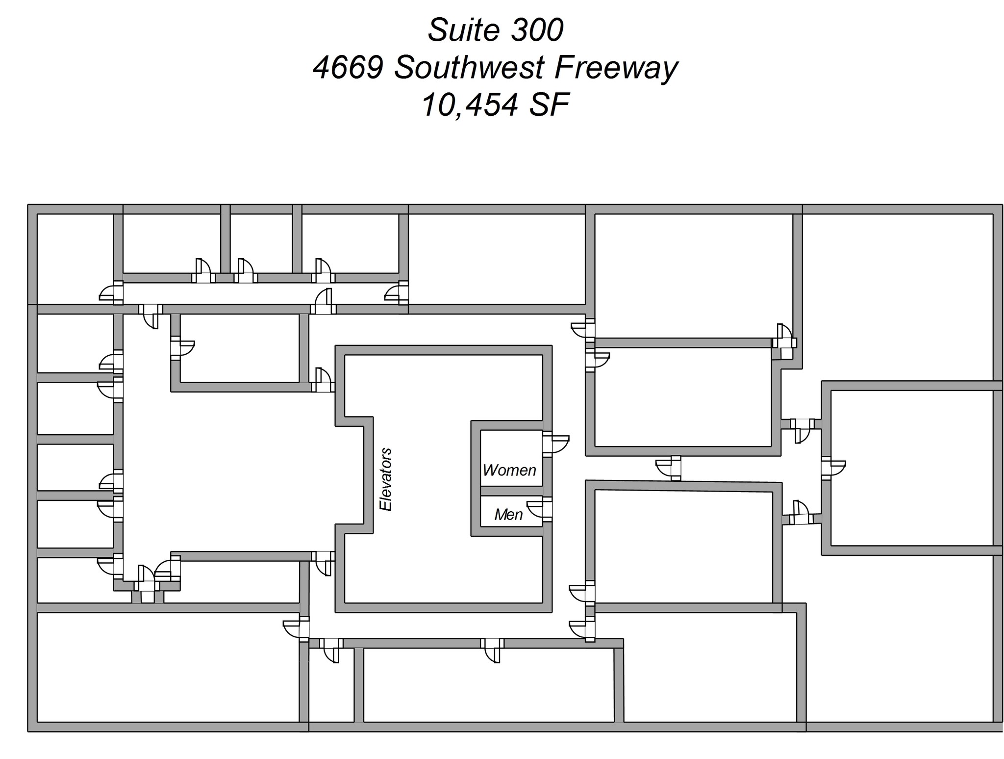 4669 Southwest Fwy, Houston, TX à louer Plan d’étage– Image 1 sur 1