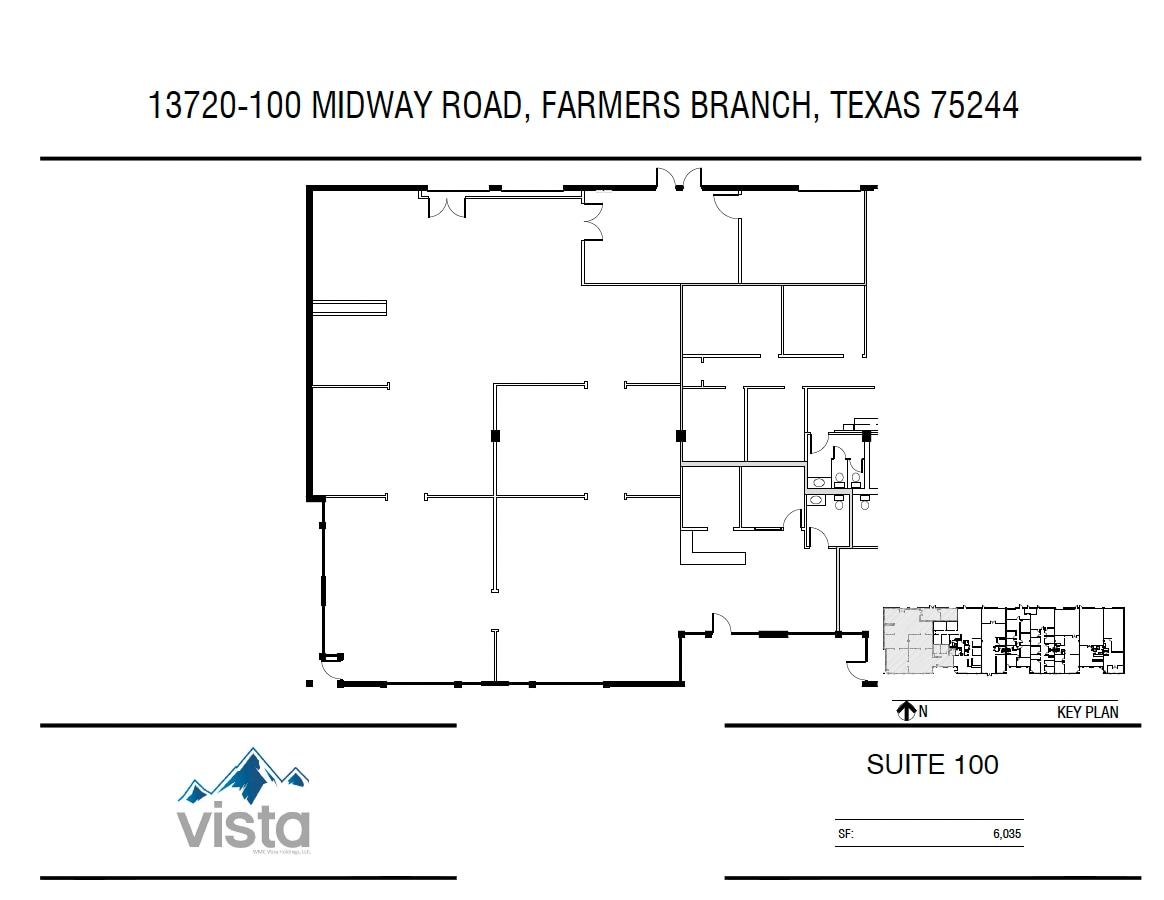 13720 Midway Rd, Farmers Branch, TX à louer Plan d’étage– Image 1 sur 1