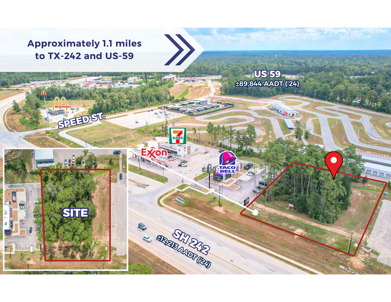 SWQ TX-242 & Speed St, New Caney, TX à louer - Photo de l’immeuble – Image 3 sur 5