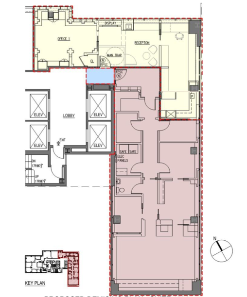 589 Fifth Ave, New York, NY à louer Plan d’étage– Image 1 sur 1
