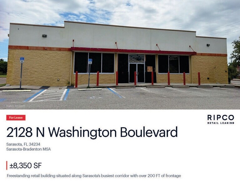 2128 N Washington Blvd, Sarasota, FL à louer - Photo de l’immeuble – Image 1 sur 5