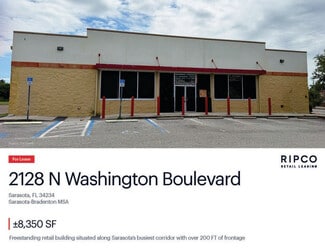 Plus de détails pour 2128 N Washington Blvd, Sarasota, FL - Local commercial à louer