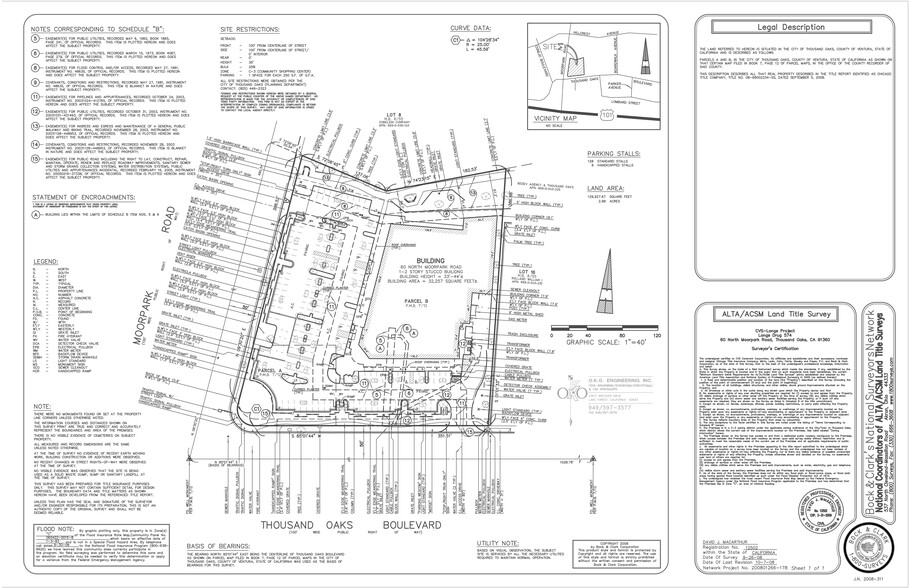 60 N Moorpark Rd, Thousand Oaks, CA à louer - Plan de site – Image 1 sur 8