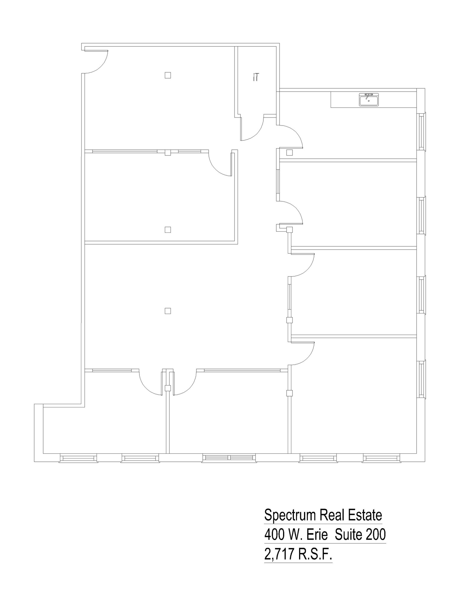 400 W Erie St, Chicago, IL à louer Plan d’étage– Image 1 sur 1