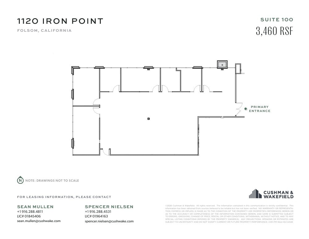 1130 Iron Point Rd, Folsom, CA à louer Plan d’étage– Image 1 sur 1