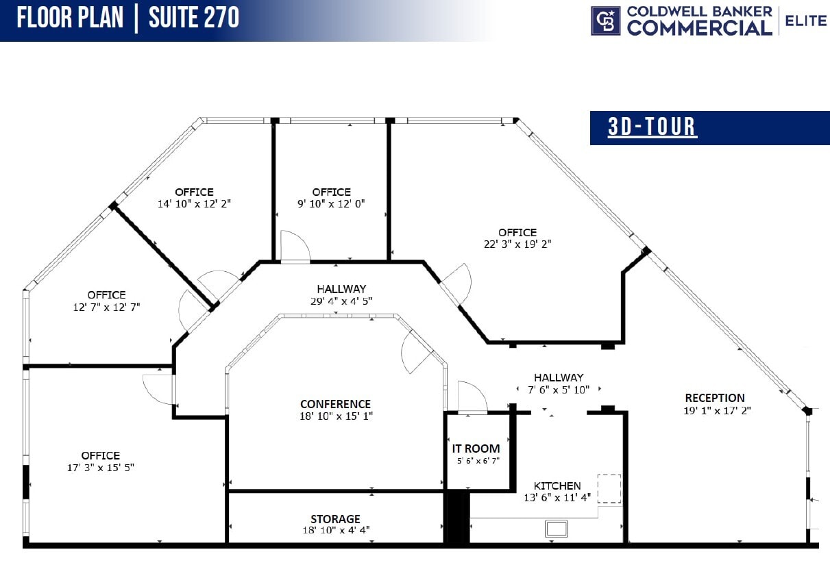 1801 Robert Fulton Dr, Reston, VA 20191 - Lot 270 -  - Plan d’étage - Image 1 of 3