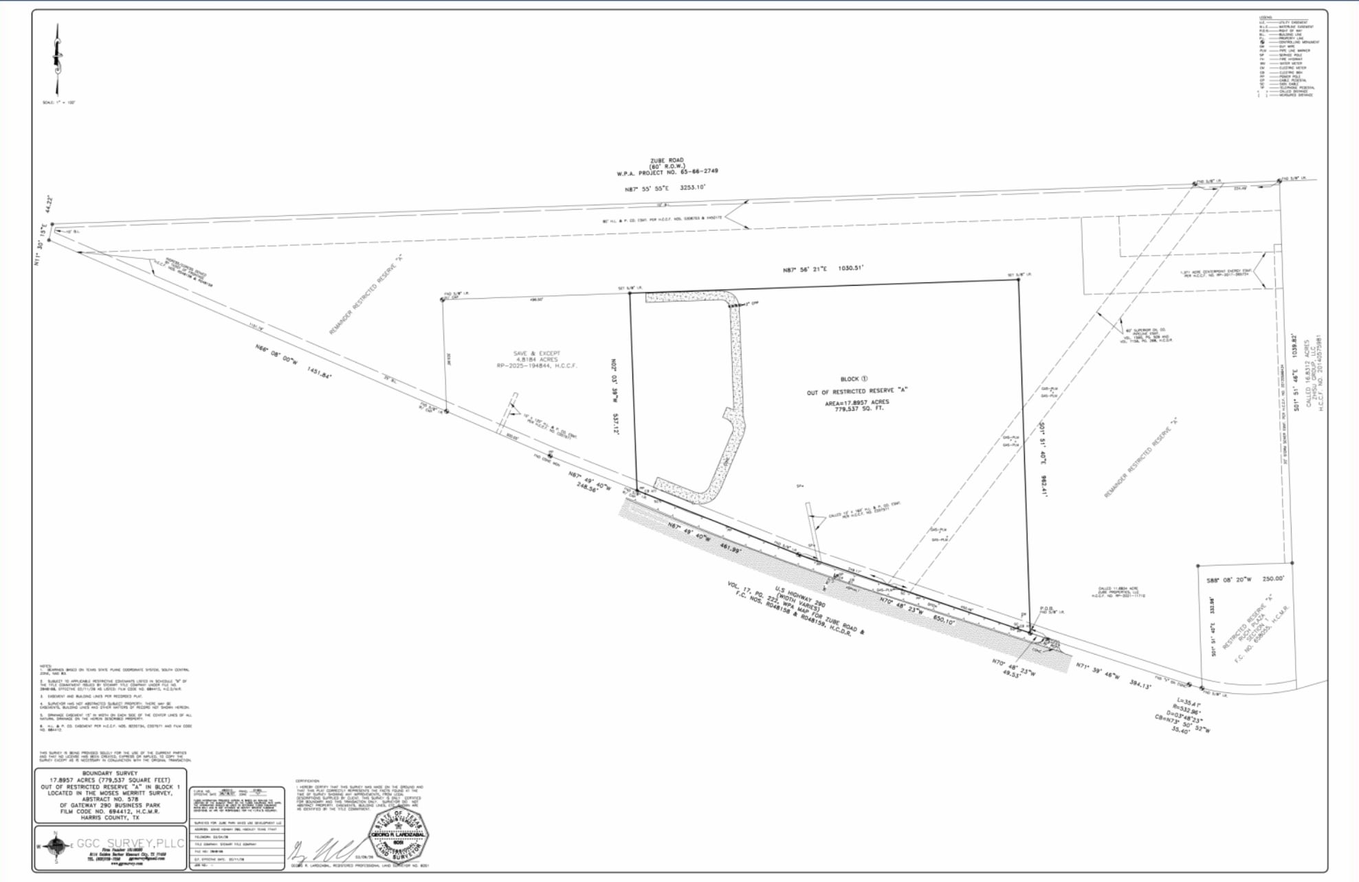 33440 US-290, Hockley Mine, TX à vendre Plan cadastral– Image 1 sur 2