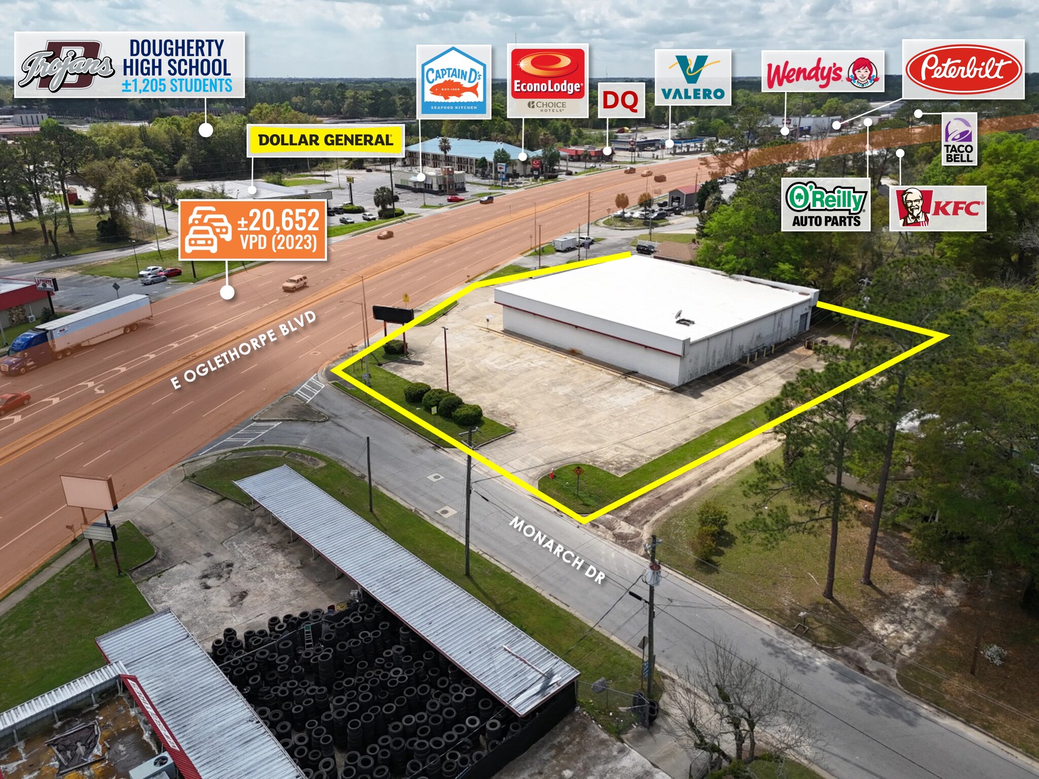 2001 E Oglethorpe Blvd, Albany, GA à vendre Photo principale– Image 1 sur 10