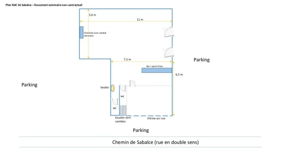 Local commercial dans Bayonne à louer - Plan d’étage – Image 3 sur 3
